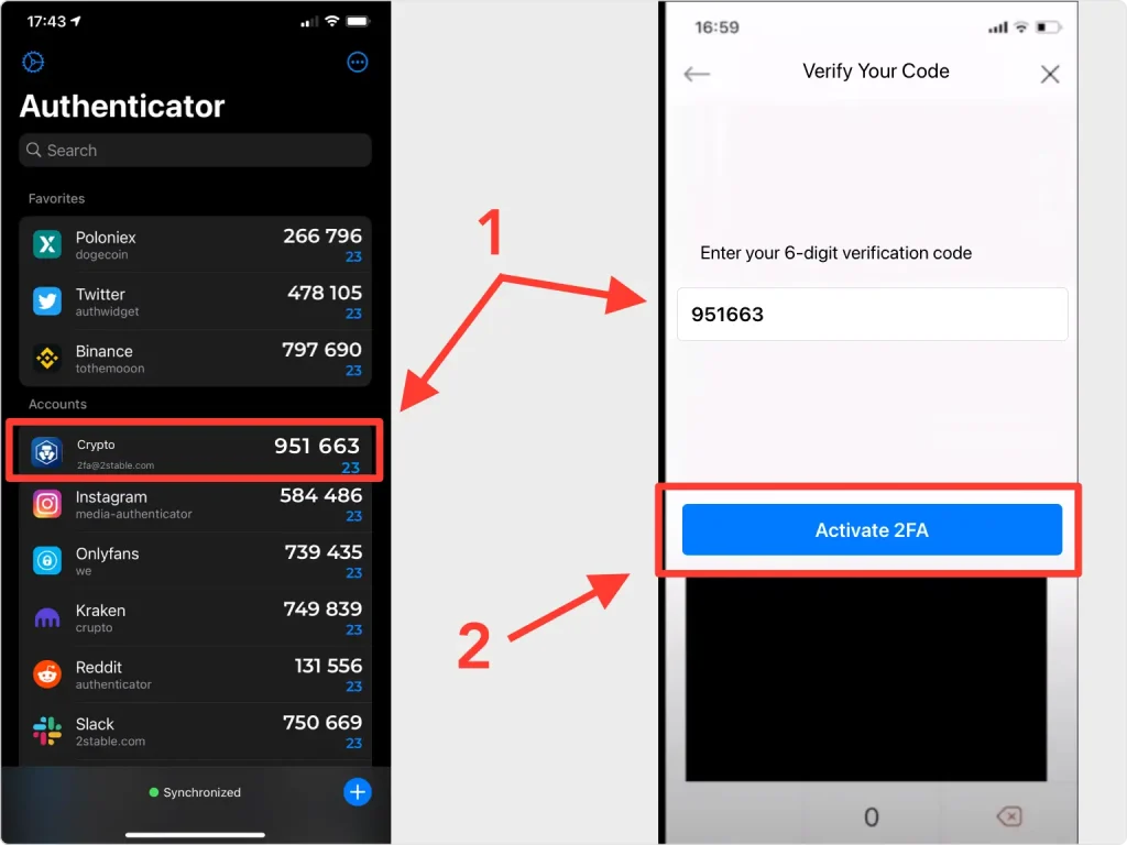 Enable 2FA on crypto wallet